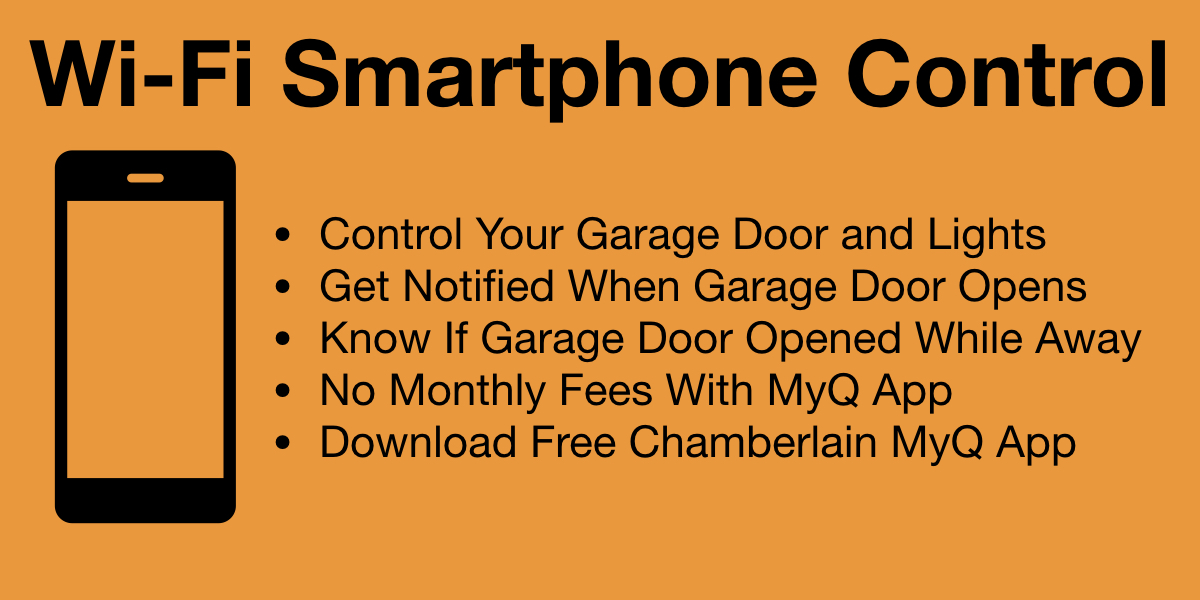 Chamberlain Wi-Fi Garage Door Opener with Smartphone Control
