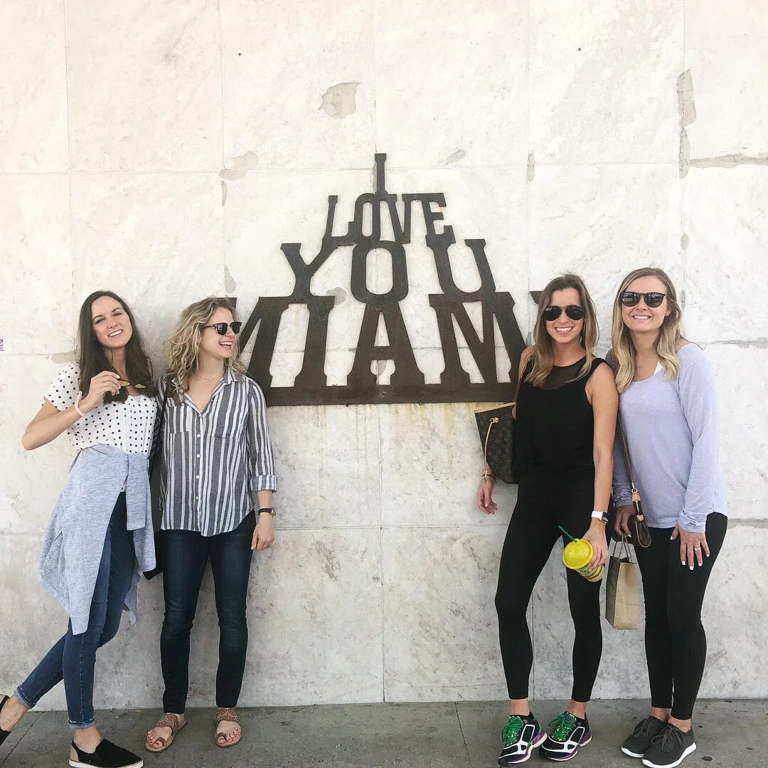Travel Tuesday with the girls! We love the beach, exploring + Miami!