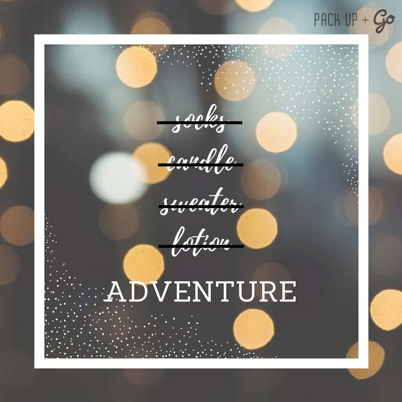 This year don’t give another pair of socks, give the gift your loved ones really want, the gift of adventure! A Pack Up + Go gift card is the perfect way to encourage the adventurous souls in your life to embrace spontaneity! Sign up today for your own trip or make someone’s holiday by buying them one: http://bit.ly/GiftCards17