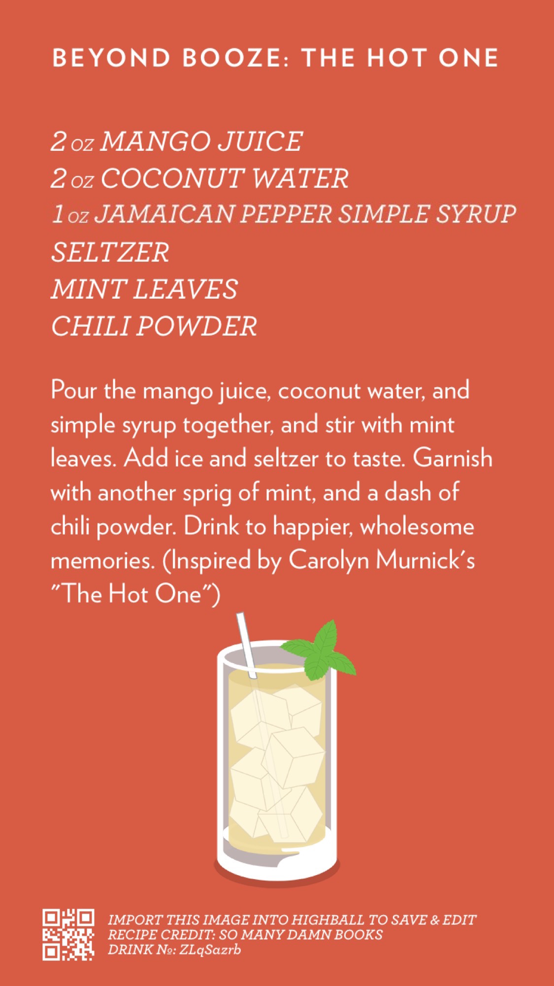 BEYOND BOOZE: THE HOT ONE