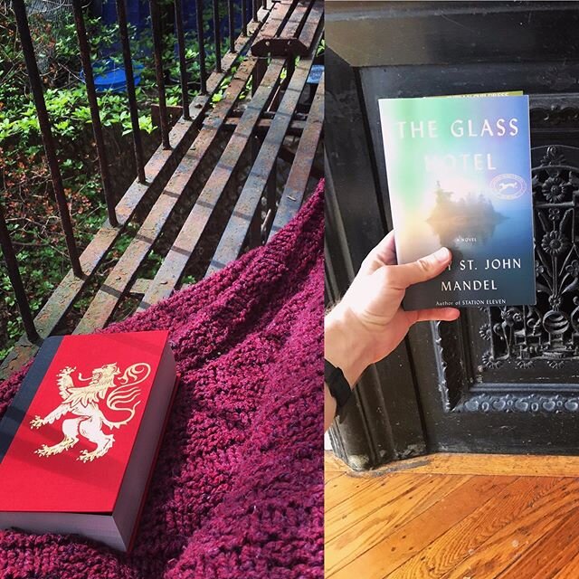 find the warmth Friday reads:
@drewsof: Hilary Mantel&rsquo;s The Mirror &amp; The Light
@cdhermelin: Emily St. John Mandel&rsquo;s The Glass Hotel
-
.
.
.
-
#fridayreads #books #reading #stayhome #stayhomeandread #hilarymantel #cromwell #wolfhall #t