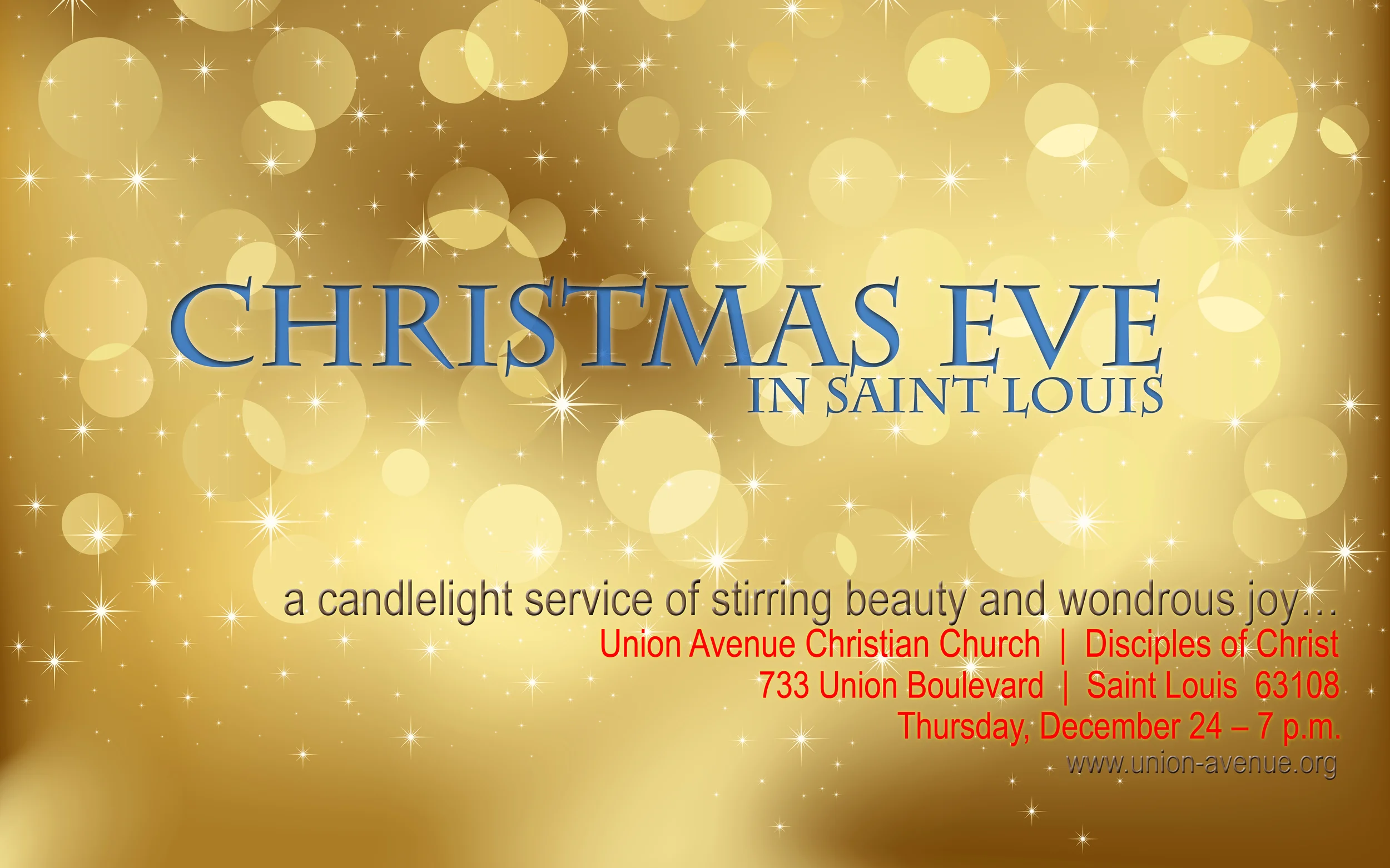 CHRISTMAS EVE IN SAINT LOUIS