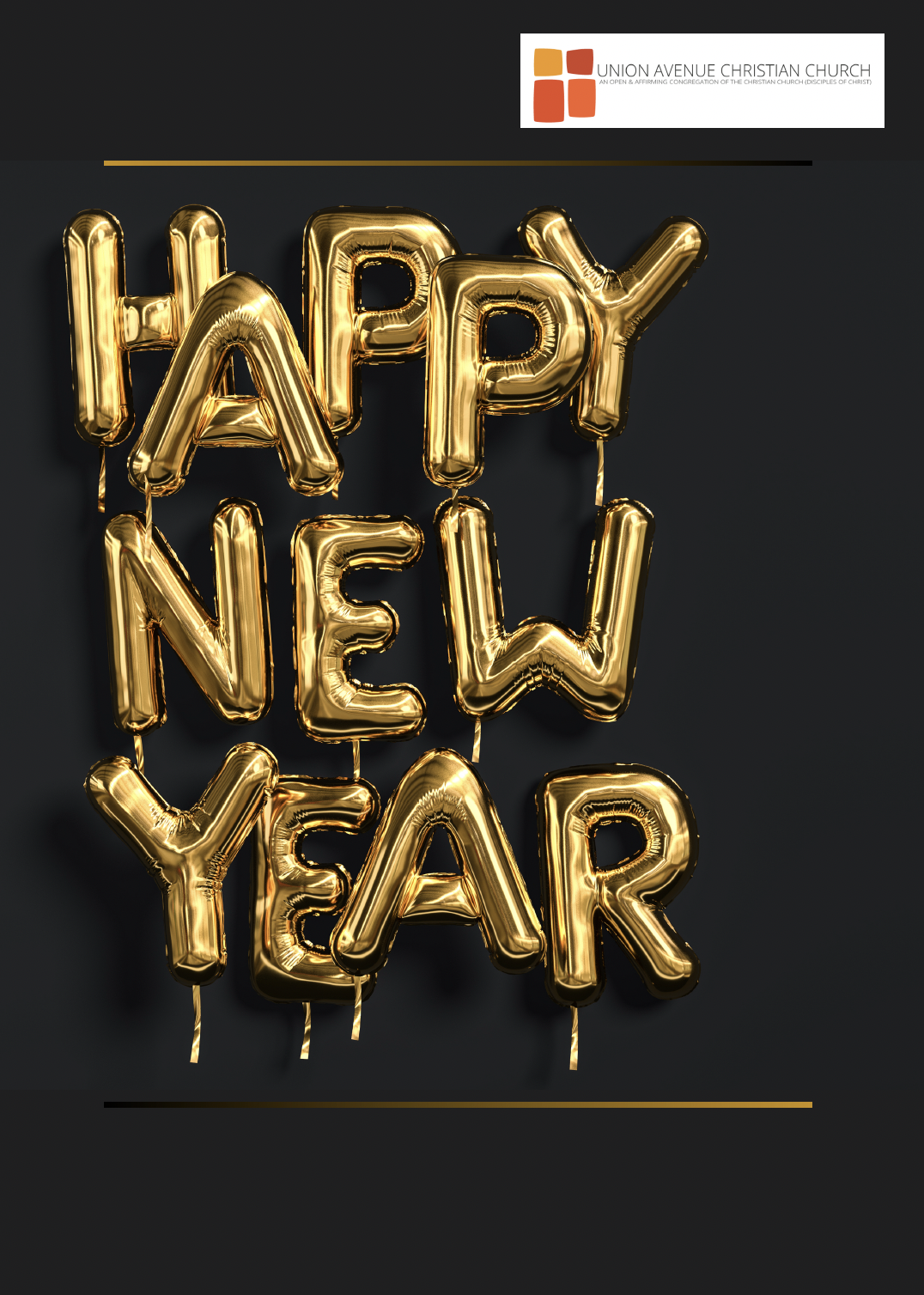 Order of Worship | Sunday, December 31st, 2023