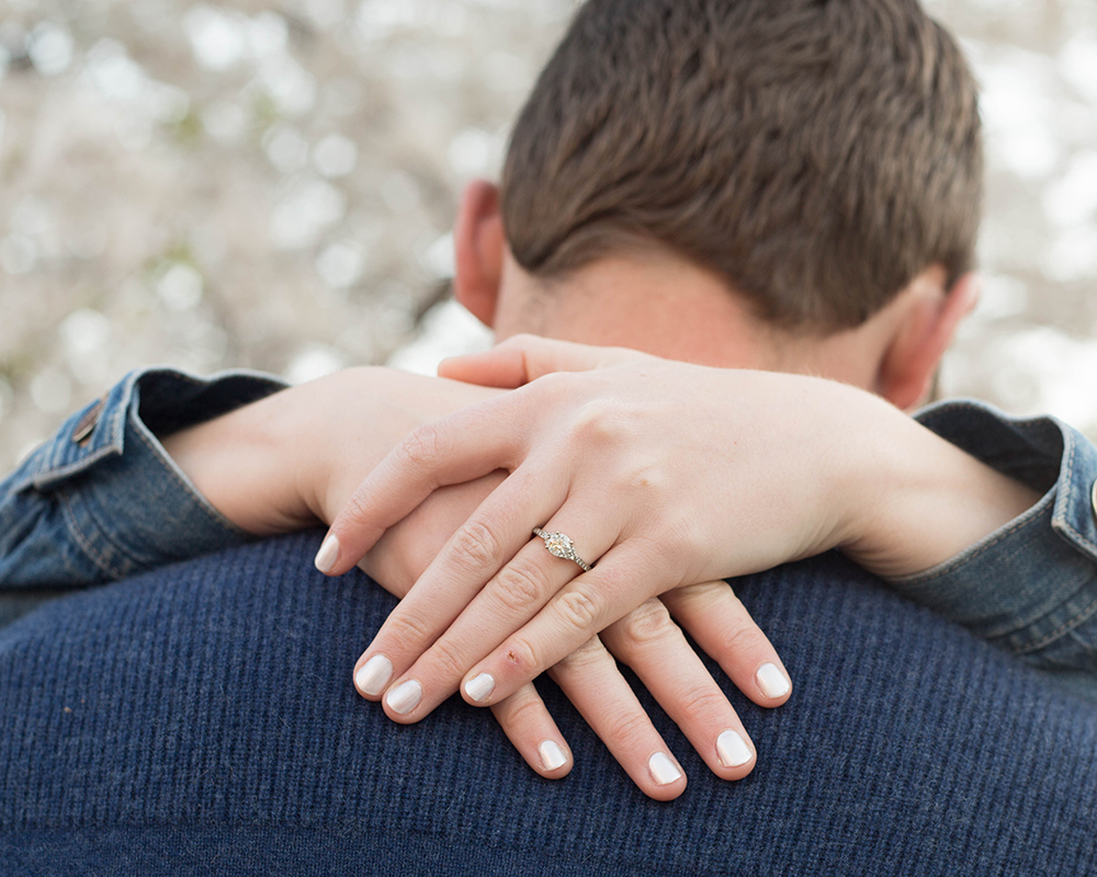 Spring Engagement Photos at Clemson University