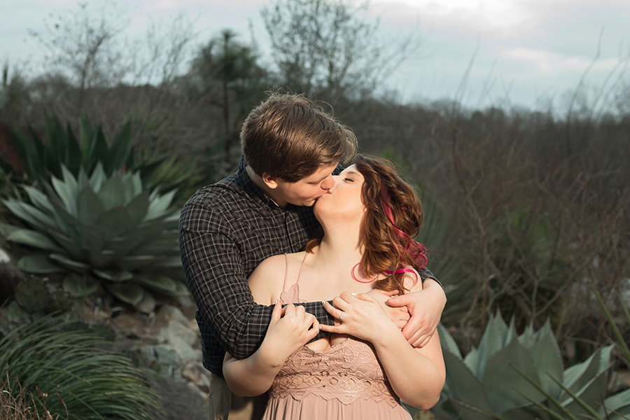 South Carolina Botanical Gardens Engagement Photos | Spring Engagement Photos at Clemson | Christine Scott Photography