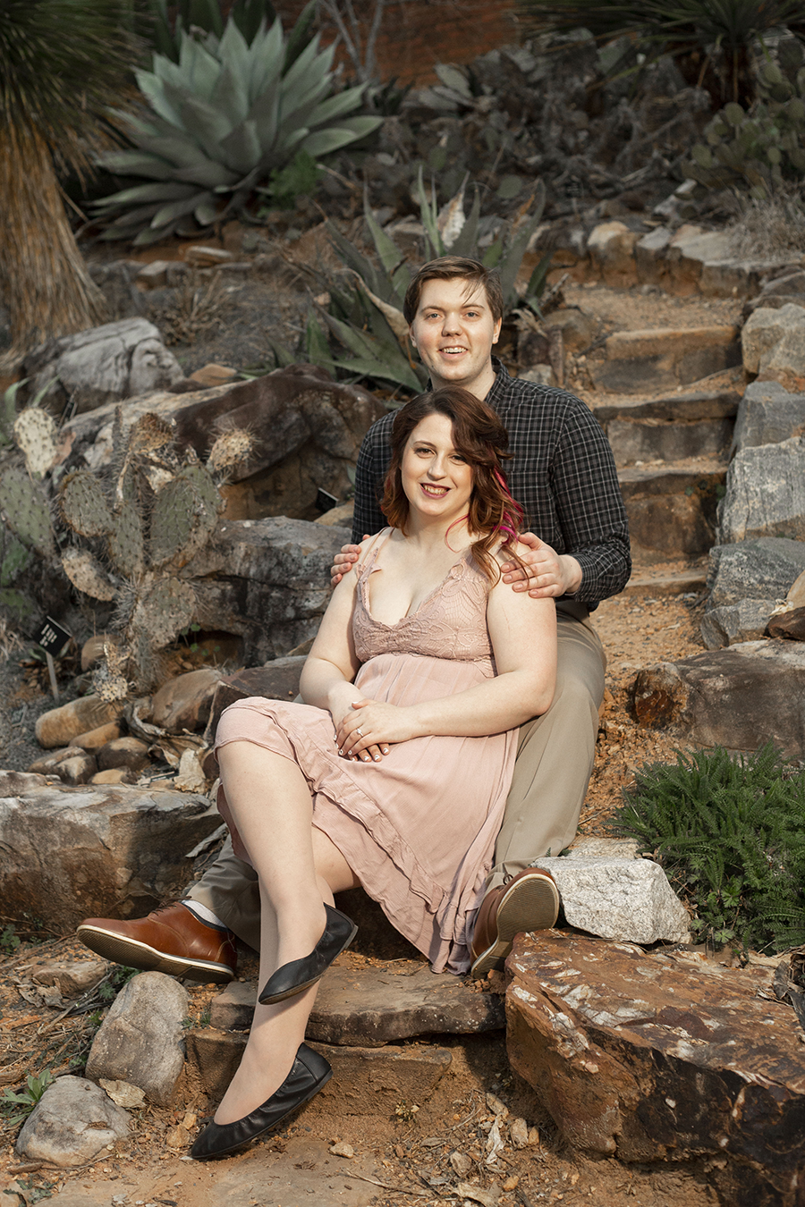 South Carolina Botanical Gardens Engagement Photos | Spring Engagement Photos at Clemson | Christine Scott Photography