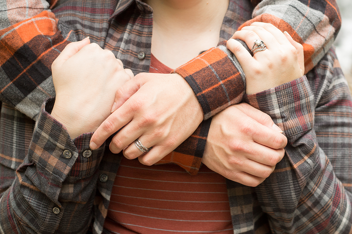 Station Cove Falls Engagement Photos | Christine Scott Photography