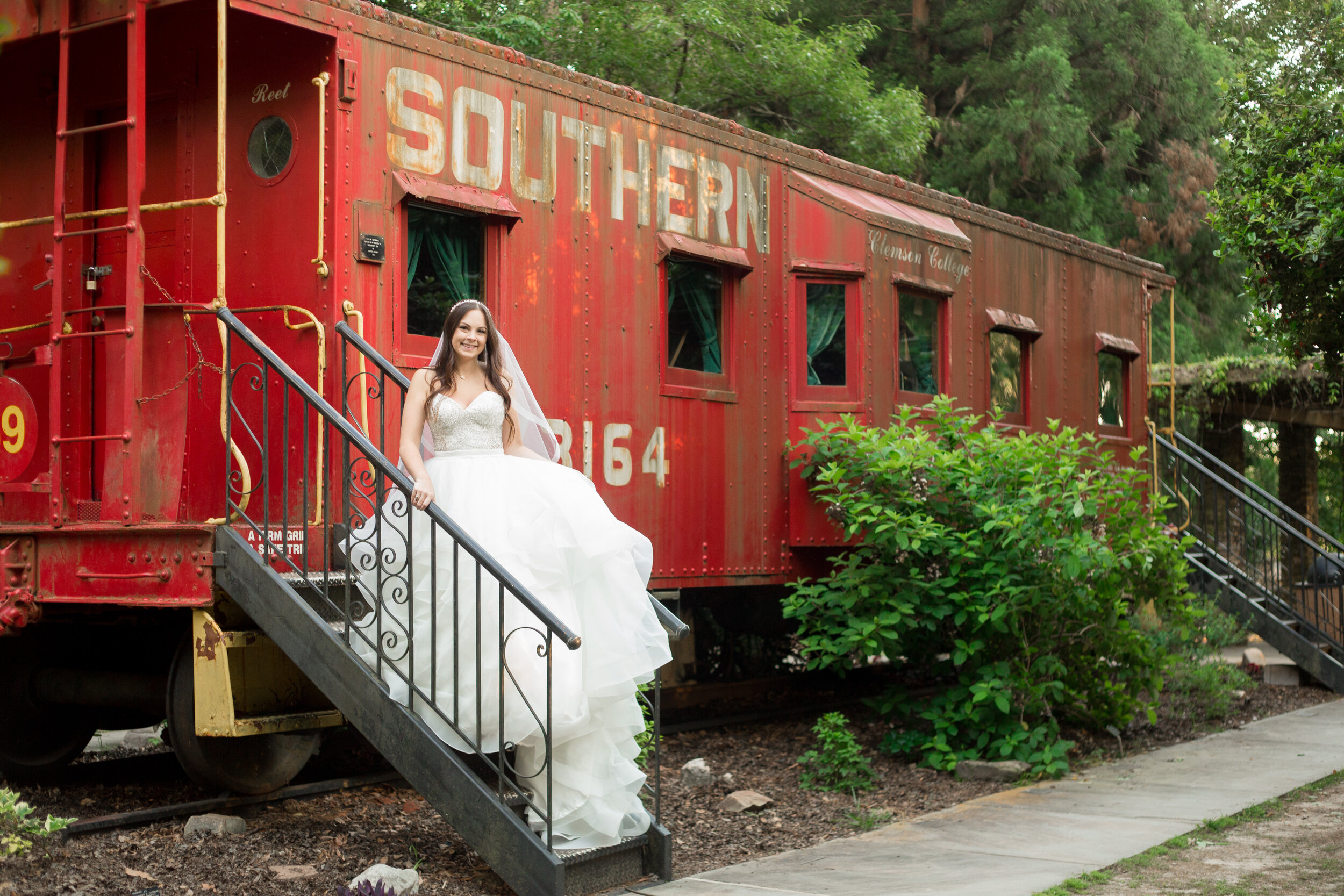 Clemson Bridal Portraits - Upstate SC Wedding Photographer - Christine Scott Photography