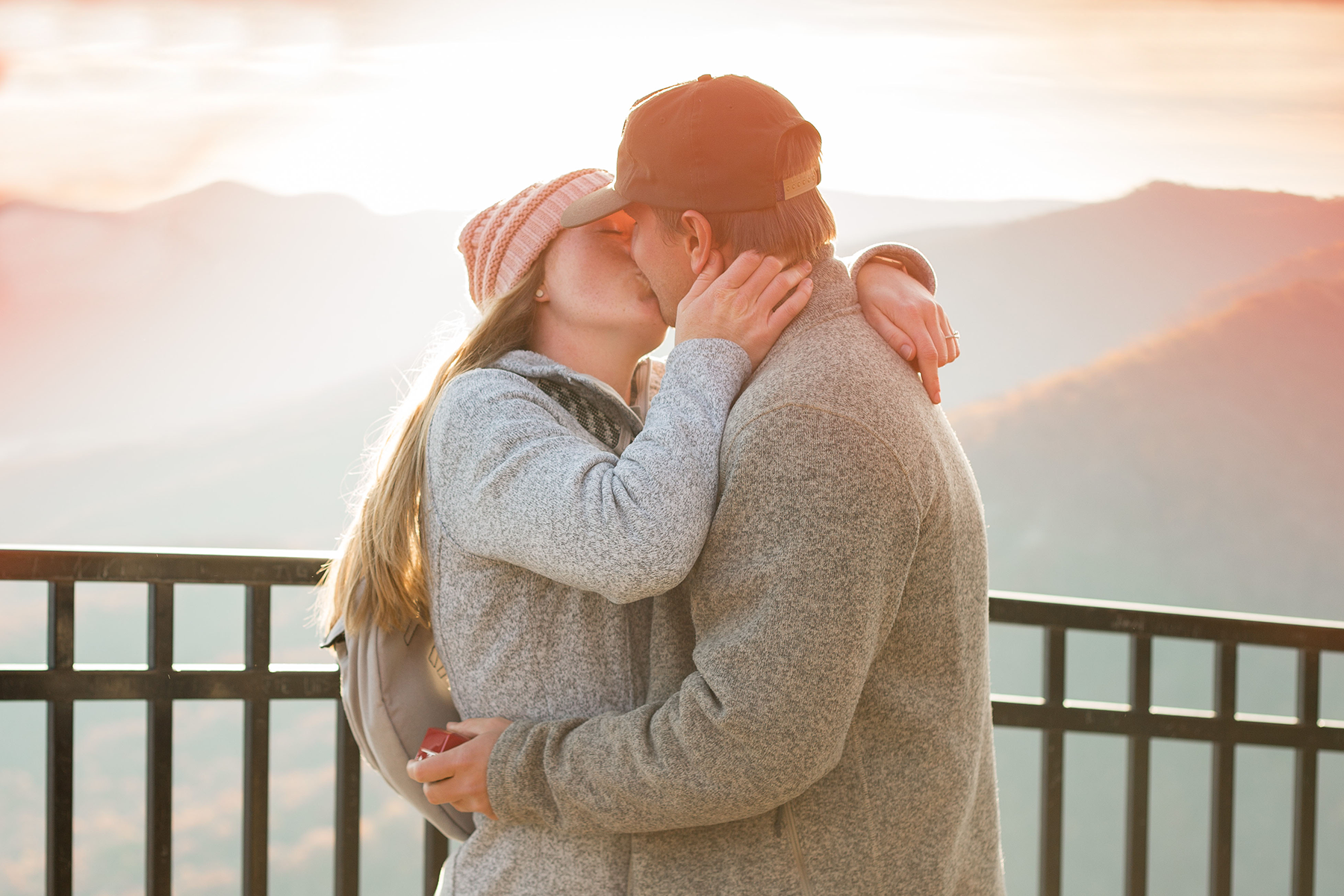 Proposal at Caesars Head State Park | Christine Scott Photography