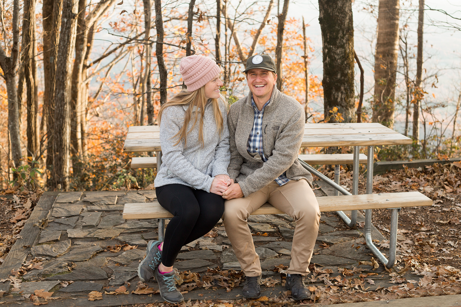 Proposal at Caesars Head State Park | Christine Scott Photography