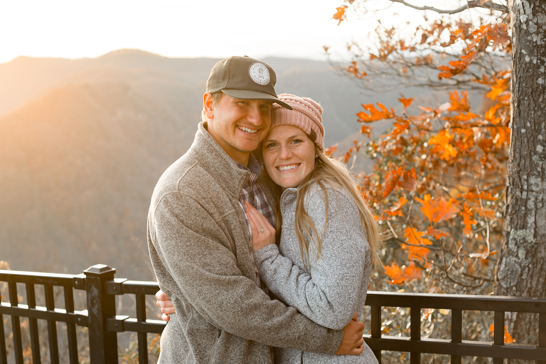 Proposal at Caesars Head State Park | Christine Scott Photography