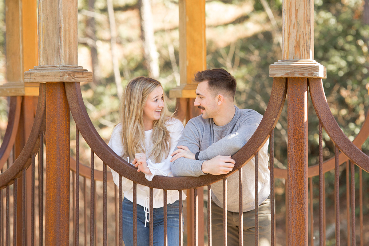 SC Botanical Gardens Engagement Photos