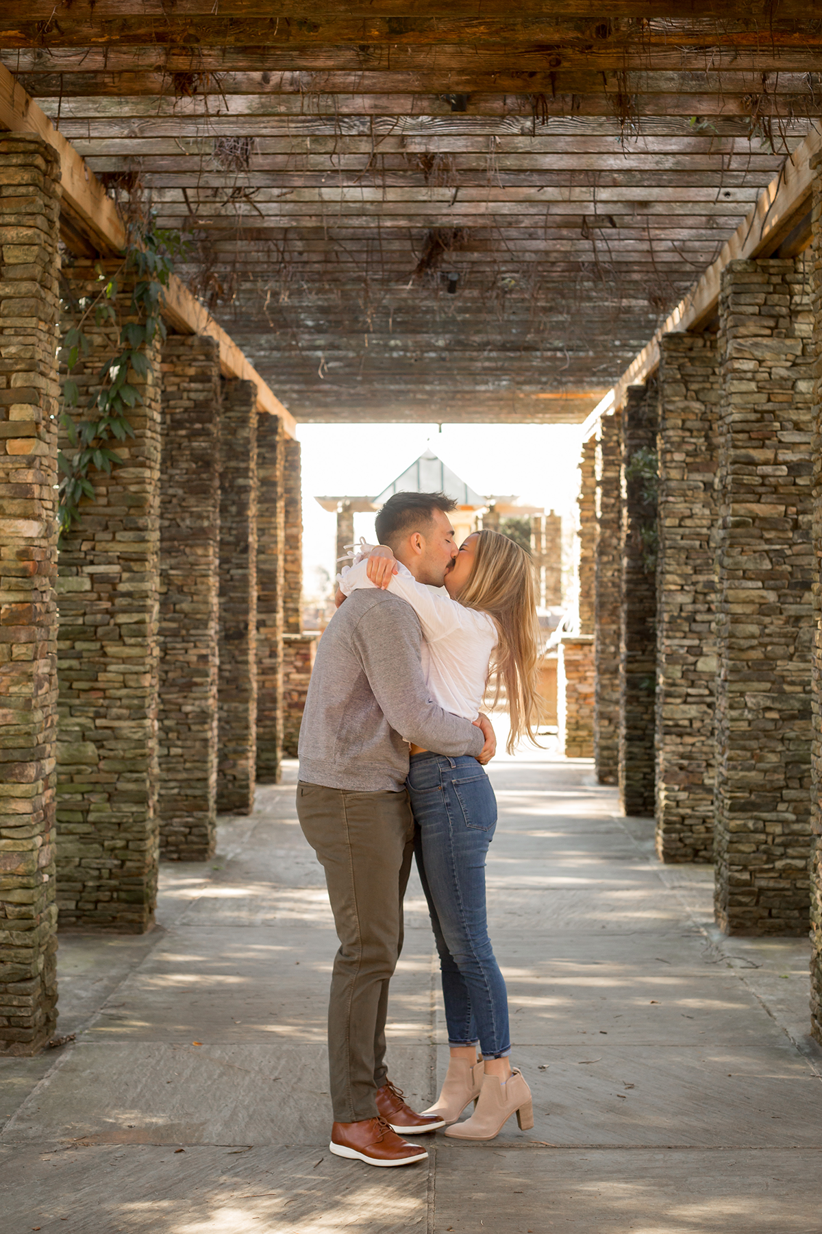 South Carolina Botanical Gardens Engagement Photos