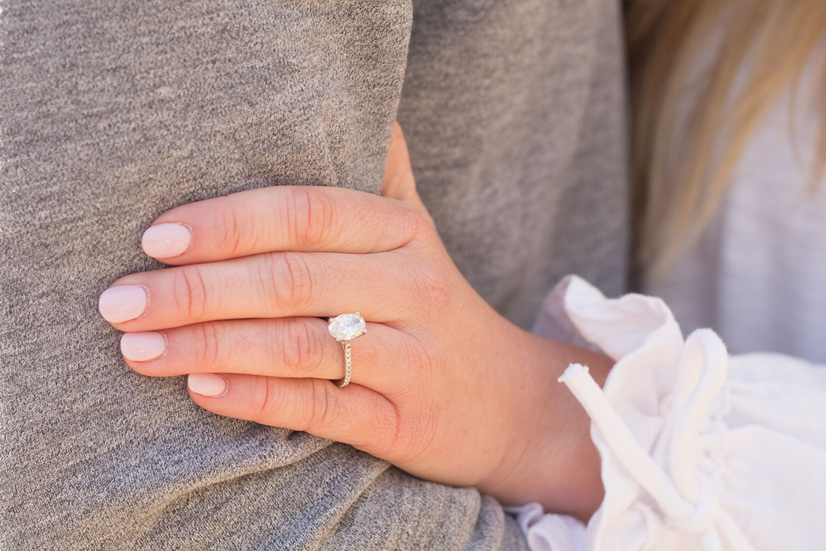 Engagement photos at Clemson University