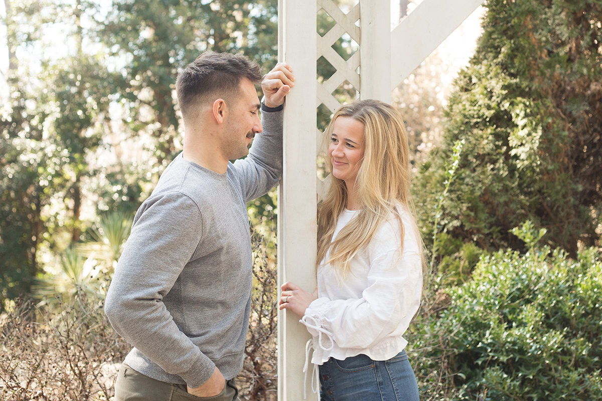 SC Botanical Gardens Engagement Photos