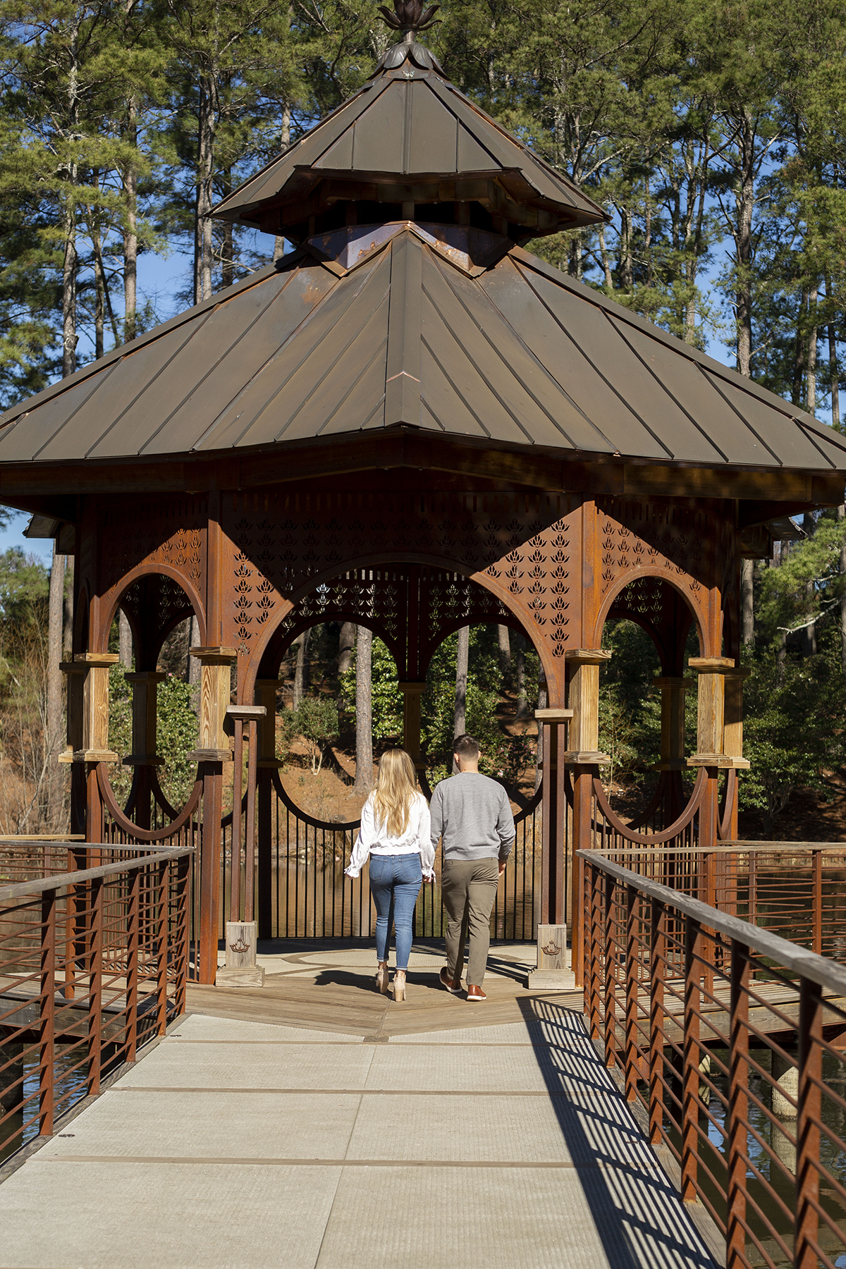 SC Botanical Gardens Engagement Photos