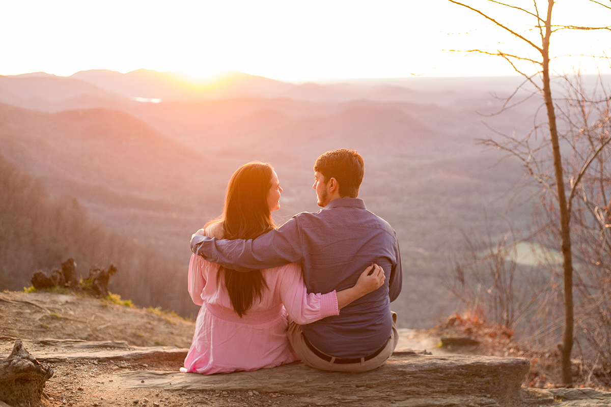 South Carolina Mountain Engagement | Libby and James