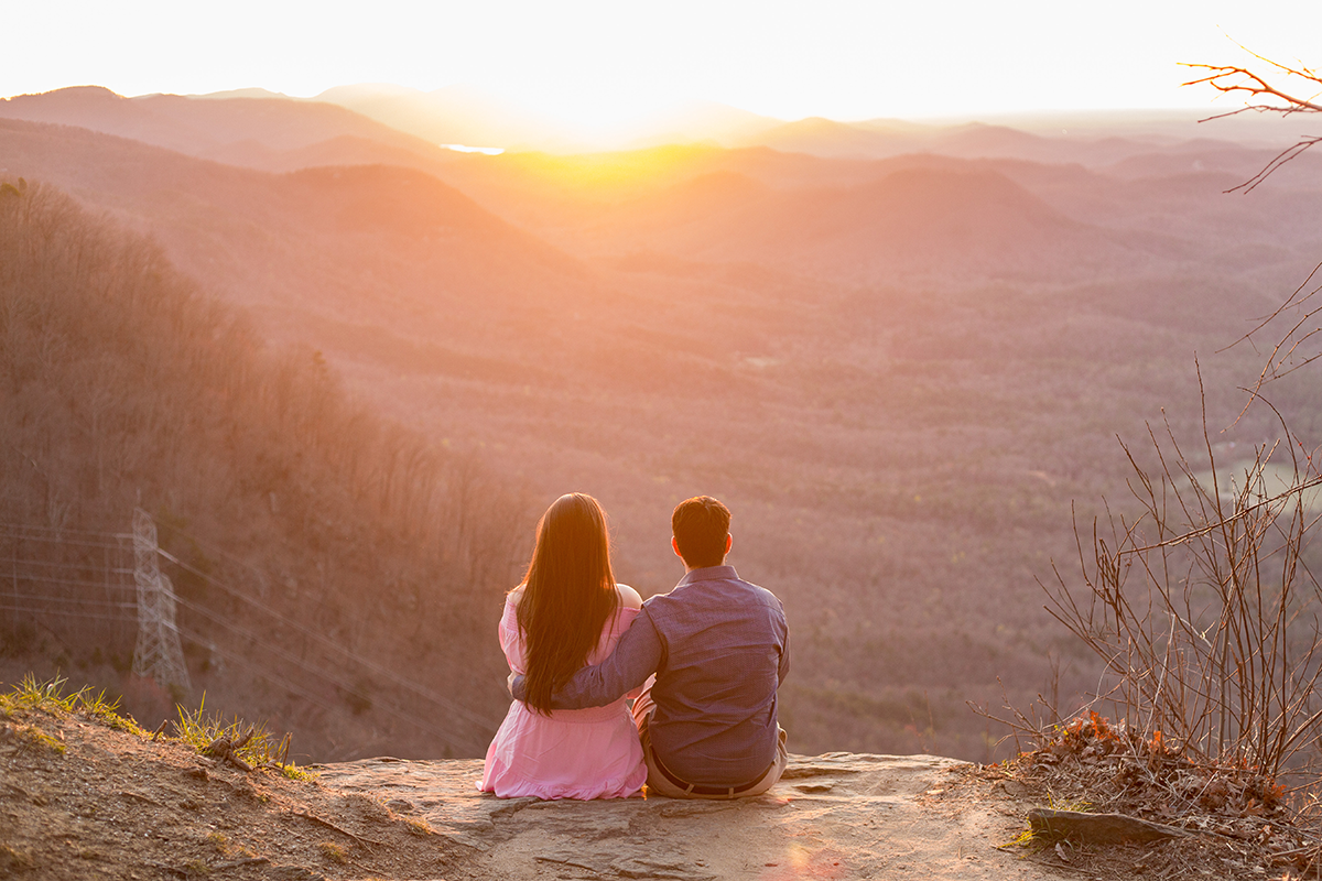 South Carolina Mountain Engagement Photos | Christine Scott Photography