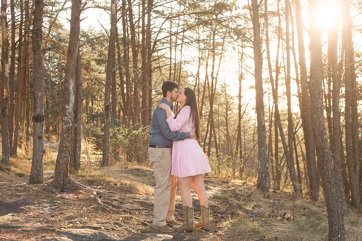 Engagement Photos at Bald Rock, South Carolina | Christine Scott Photography