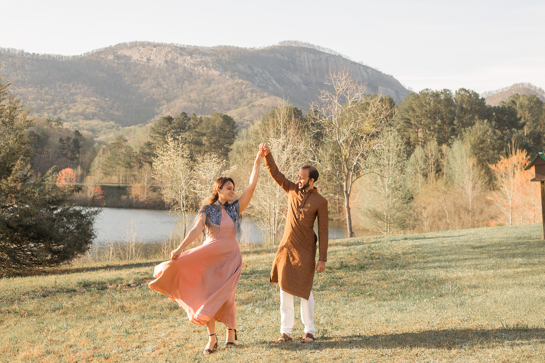 Engagement photos at Table Rock | Christine Scott Photography