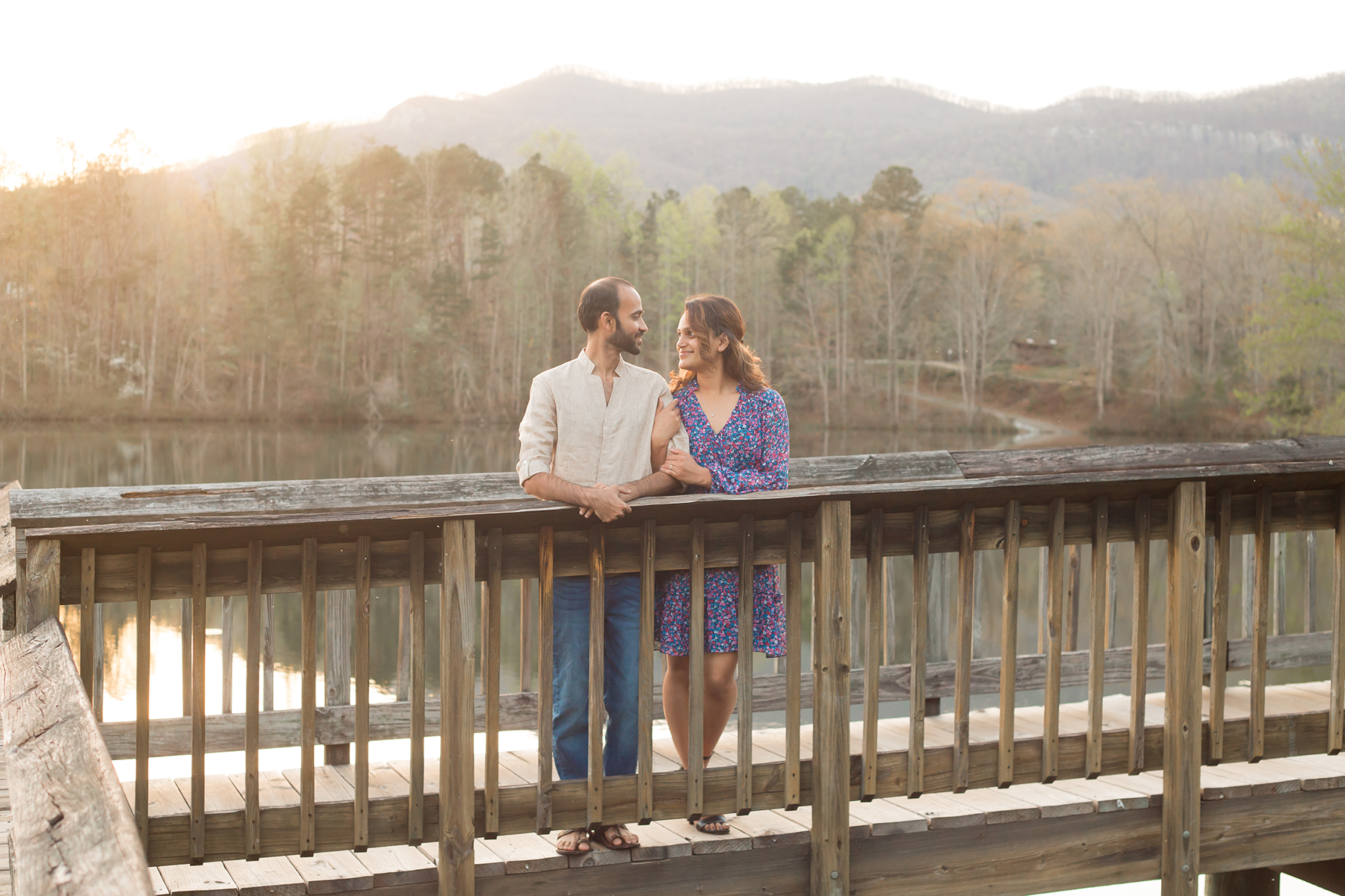 Engagement photos at Table Rock | Christine Scott Photography