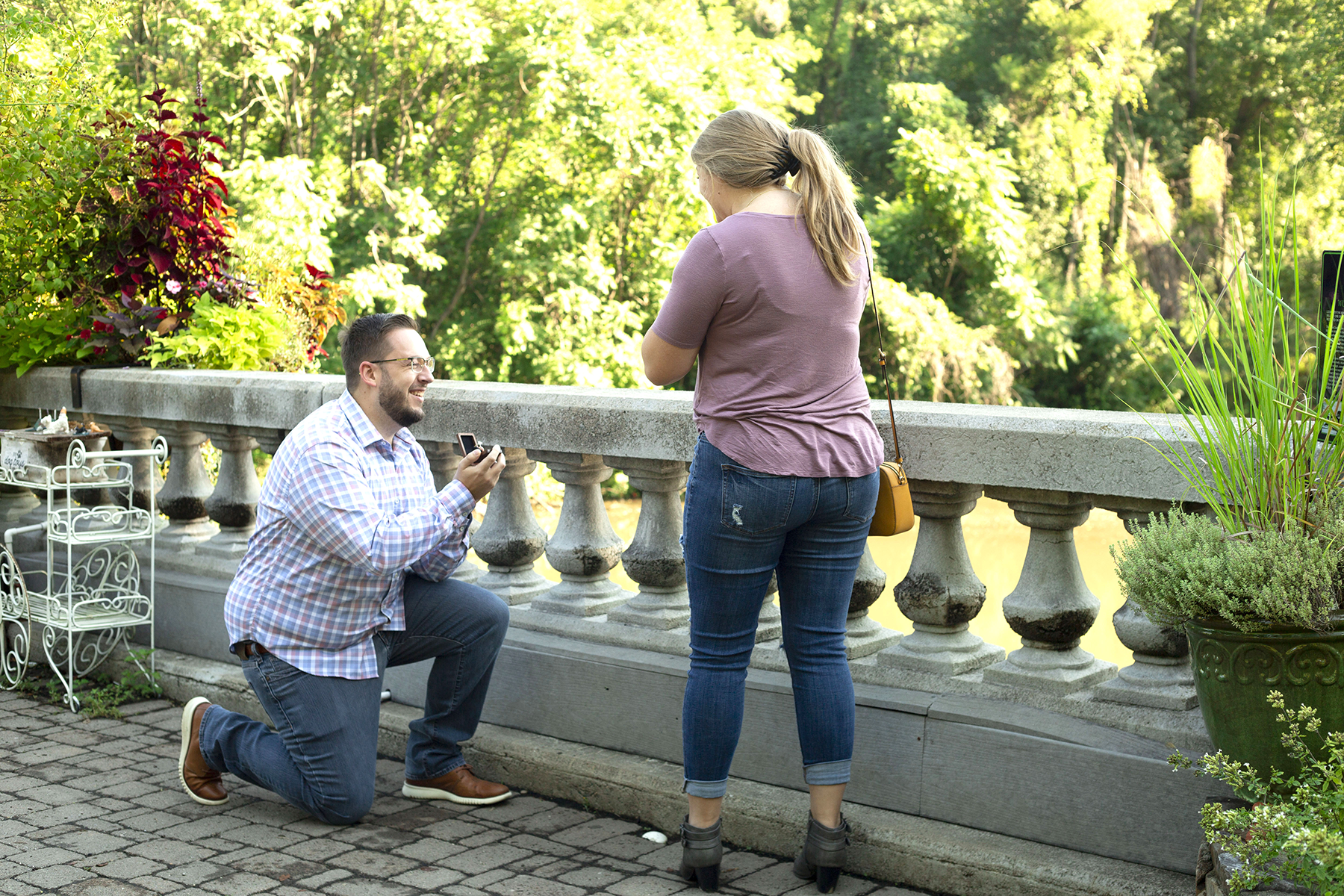 Proposal at Lake Lure, North Carolina