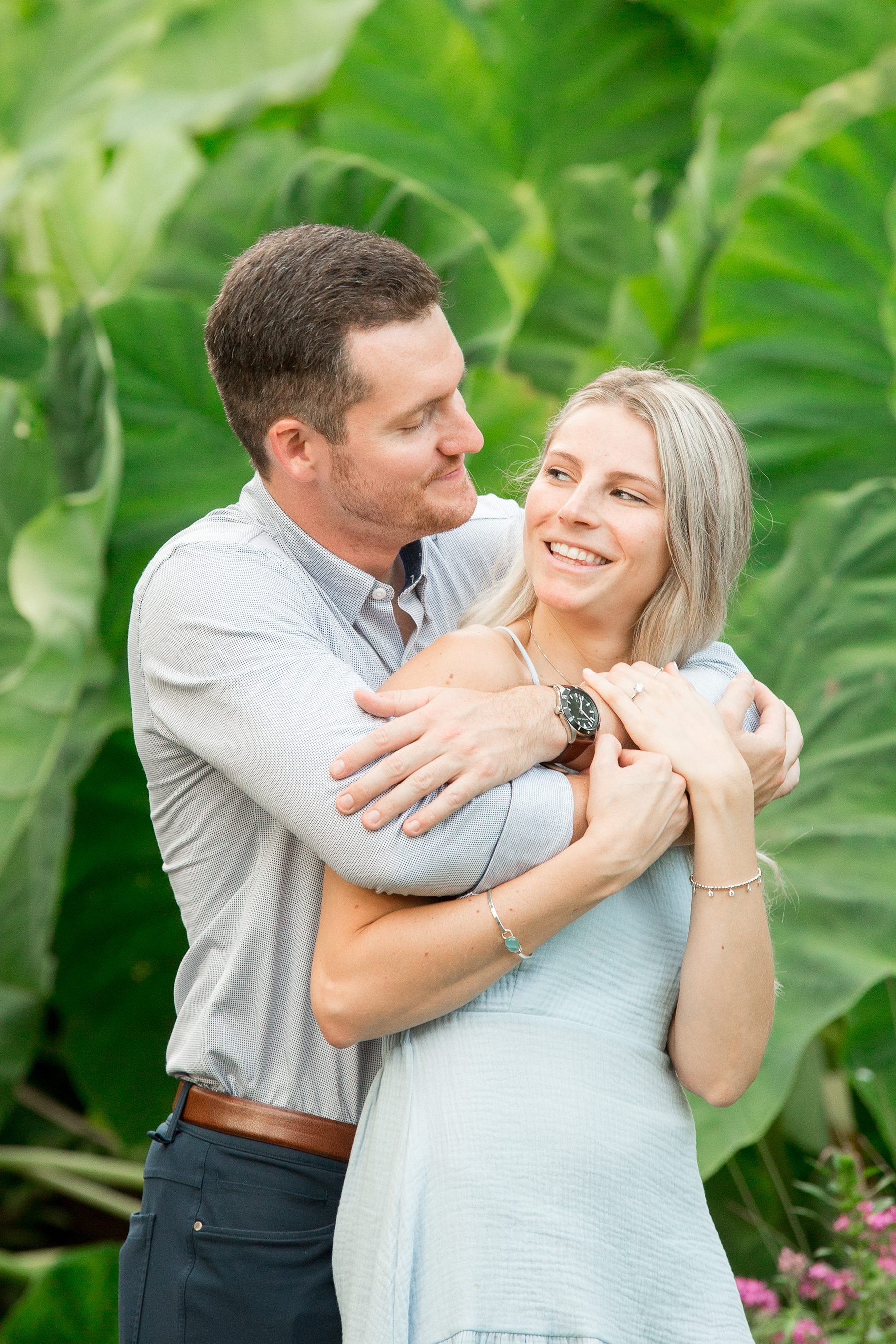 Rock Quarry Garden engagement photos | Christine Scott Photography