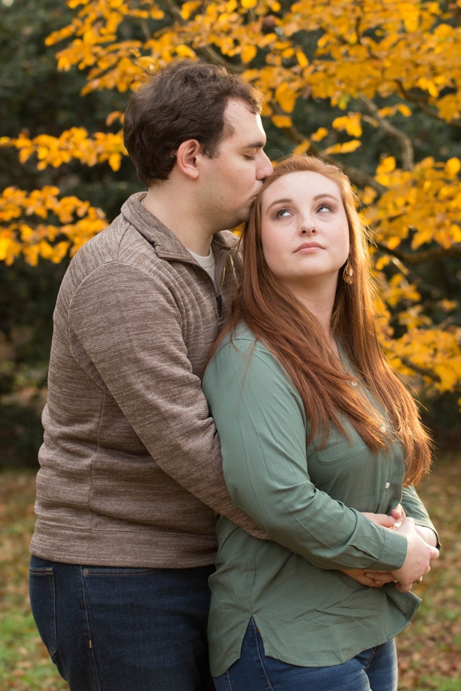 Fall engagement photos in Clemson, SC | Christine Scott Photography