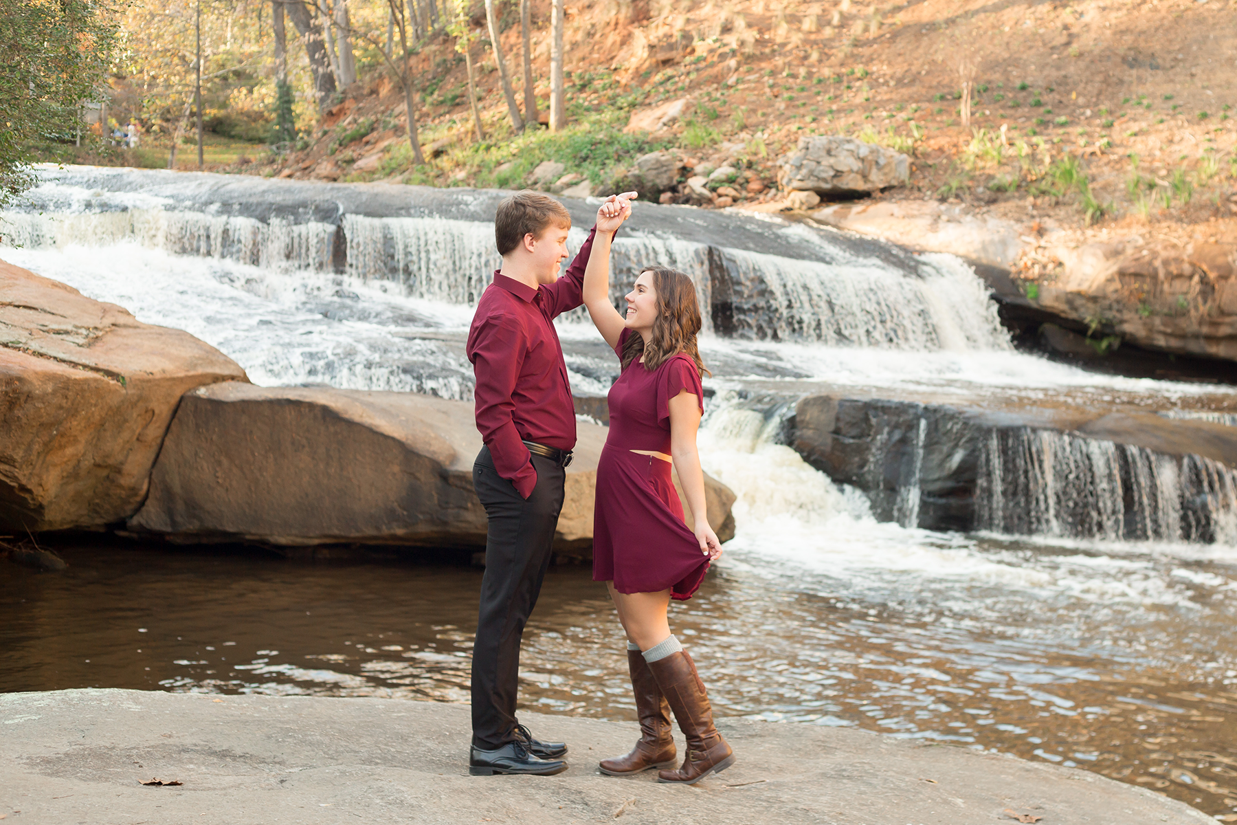 Engagement photos in Upstate South Carolina