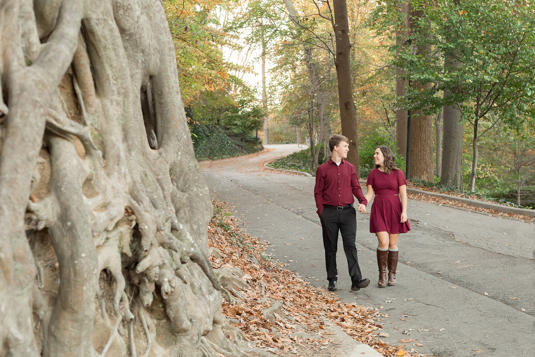 Engagement photos in Greenville, South Carolina