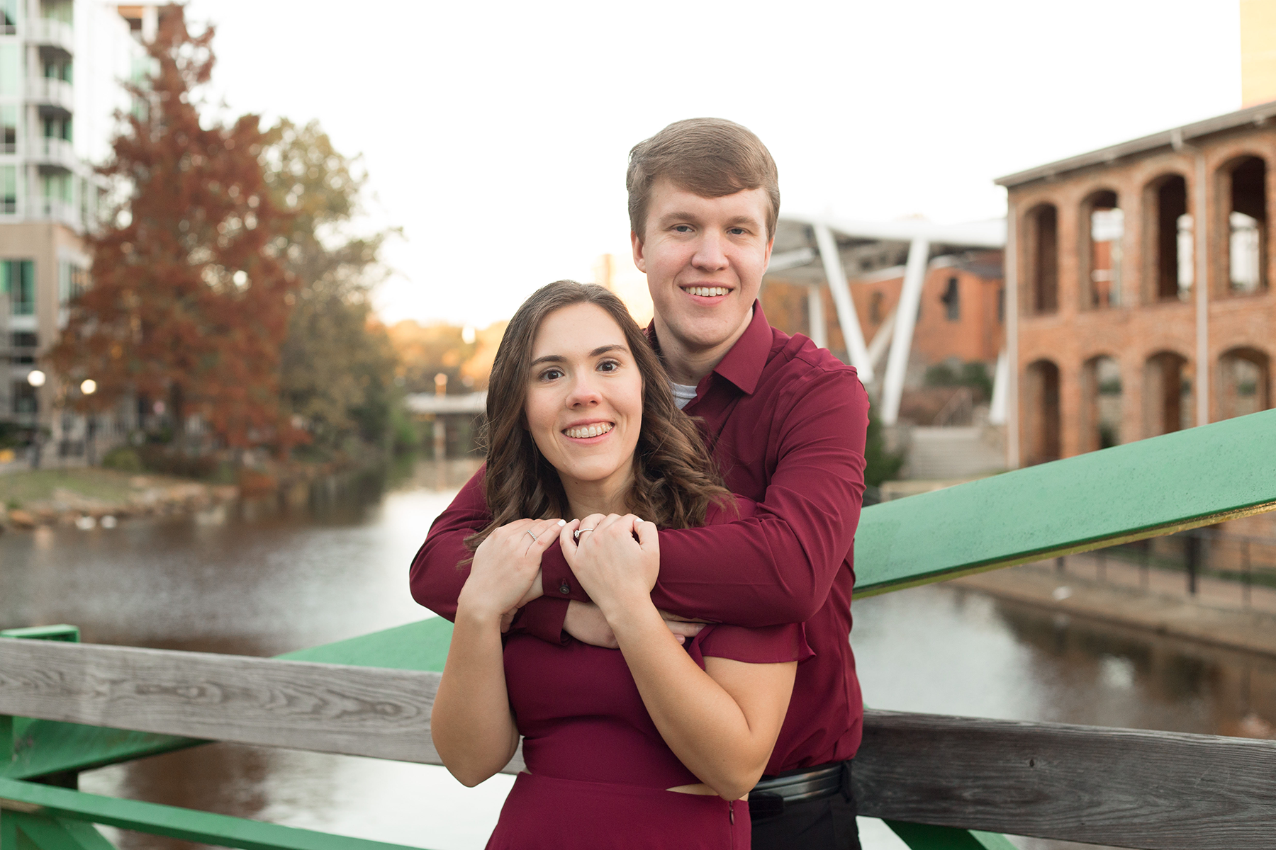 Engagement photos in Upstate South Carolina