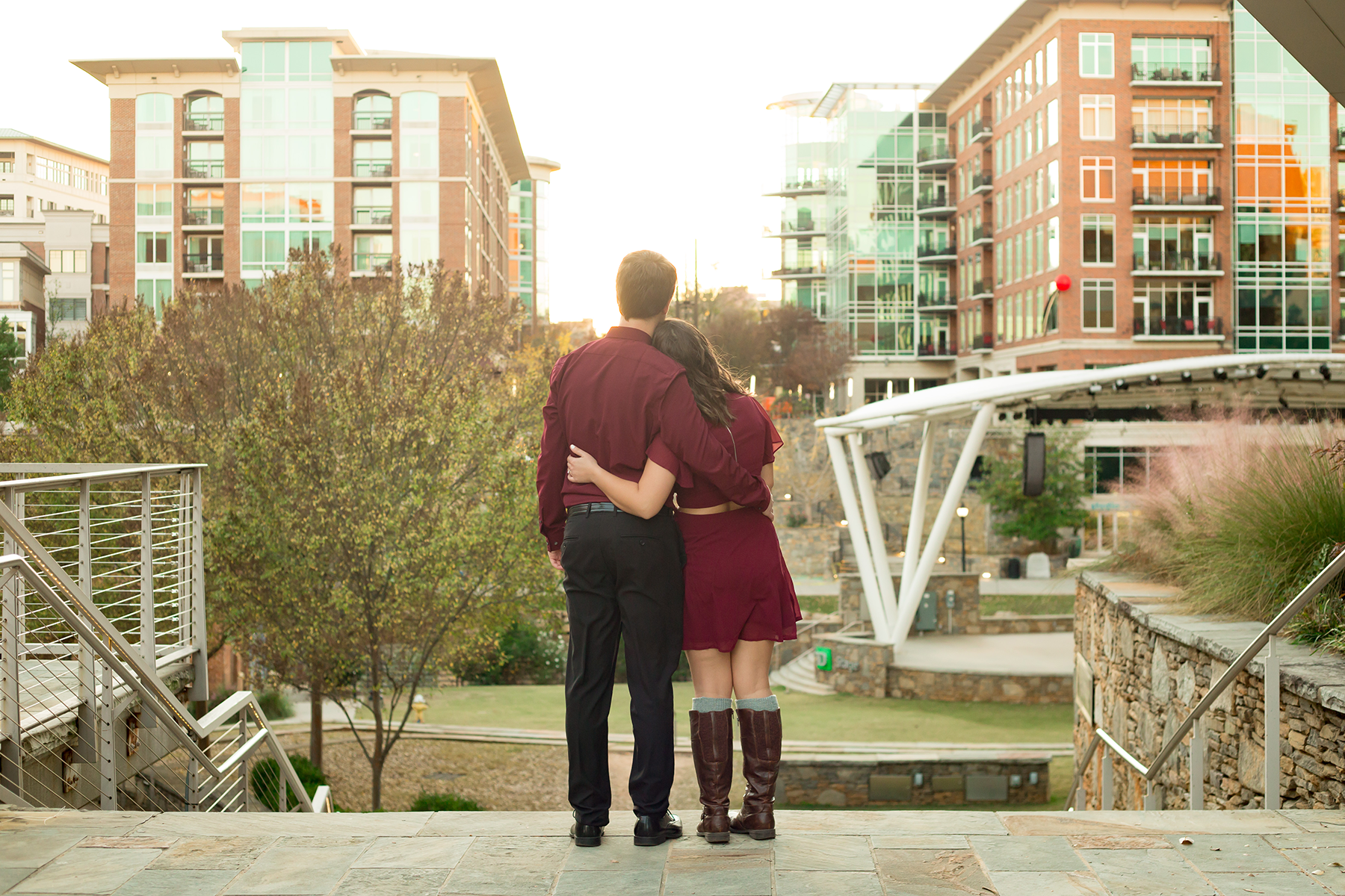 Engagement photos in Upstate South Carolina