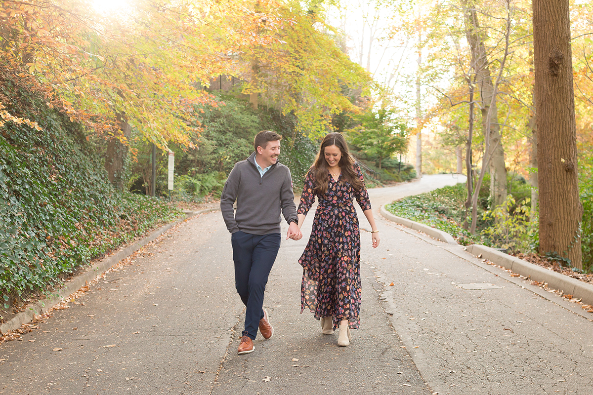 Engagement photos in downtown Greenville, SC | Christine Scott Photography