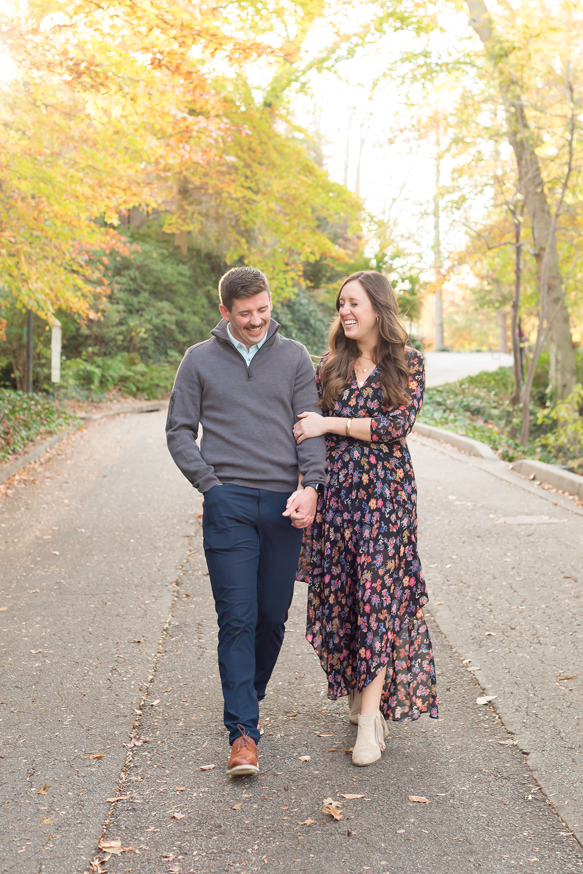 Proposal in Falls Park, Greenville, SC | Christine Scott Photography