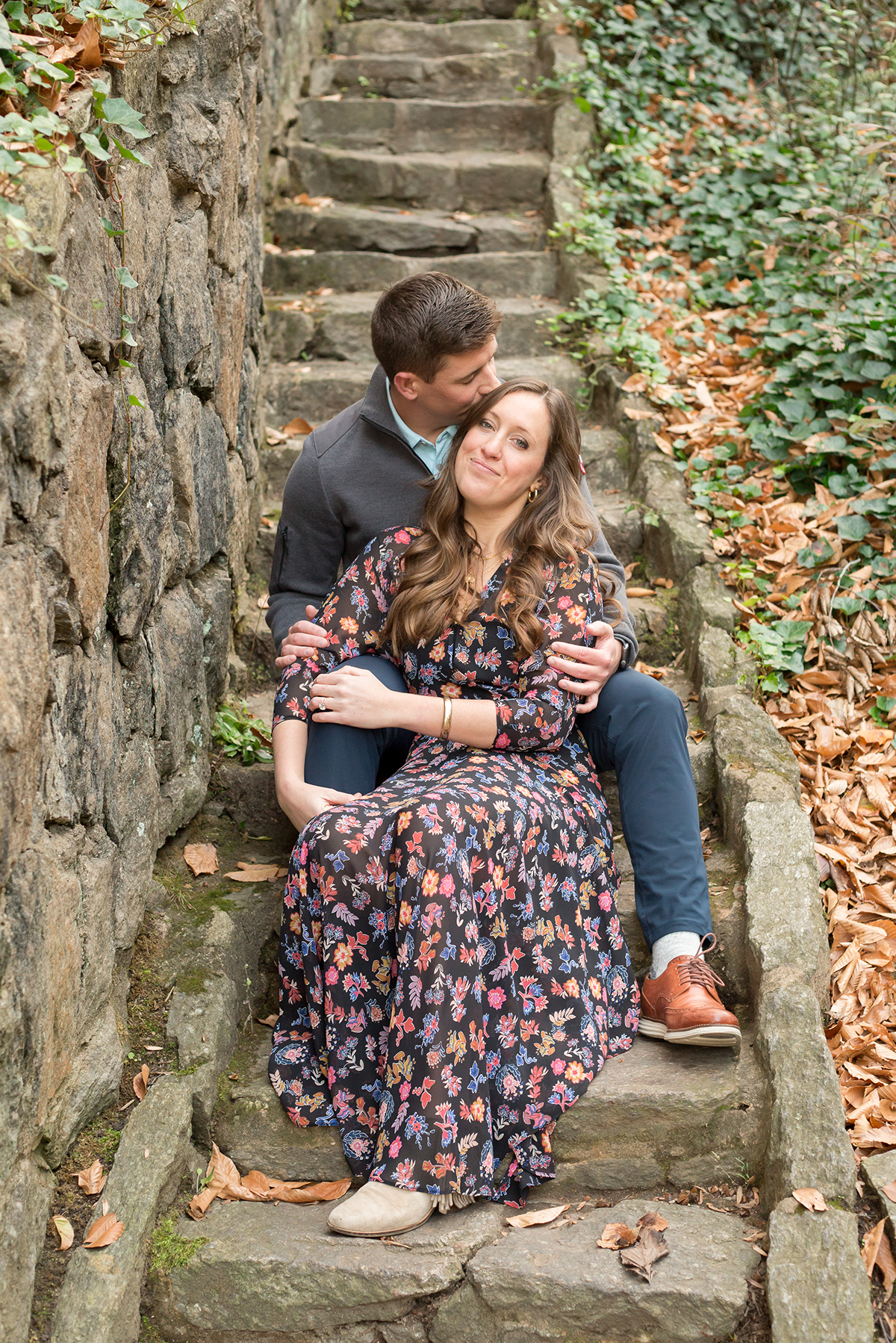 Engagement photos in downtown Greenville, SC | Christine Scott Photography