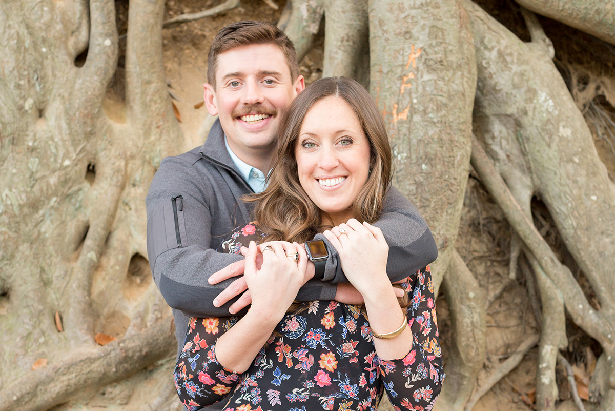 Engagement photos in downtown Greenville, SC | Christine Scott Photography