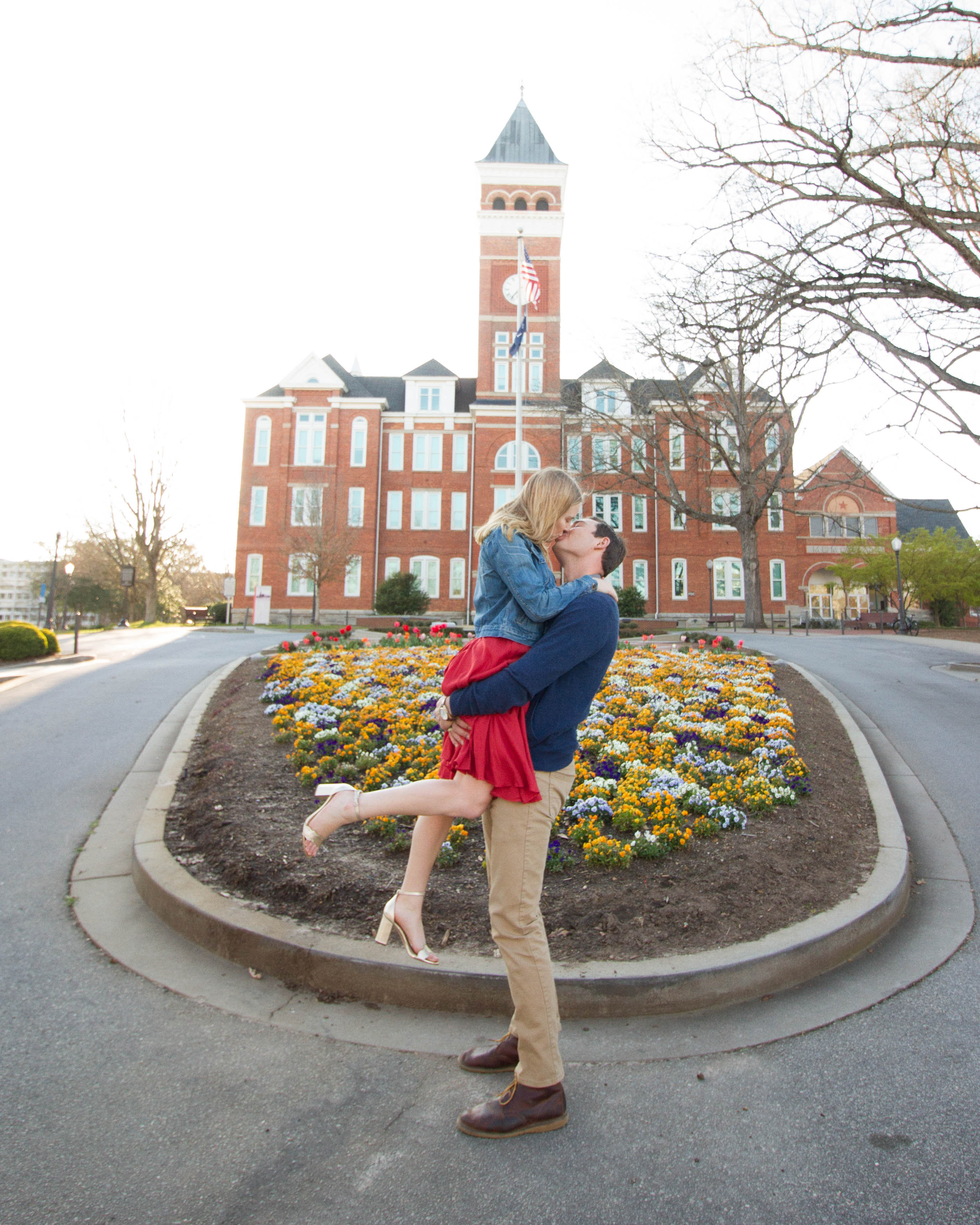 Where to Take Engagement Photos at Clemson University