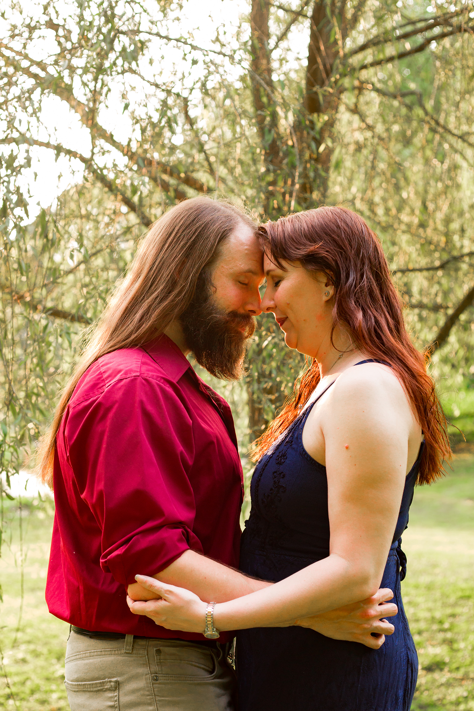 Engagement photos at South Carolina Botanical Gardens | Christine Scott Photography