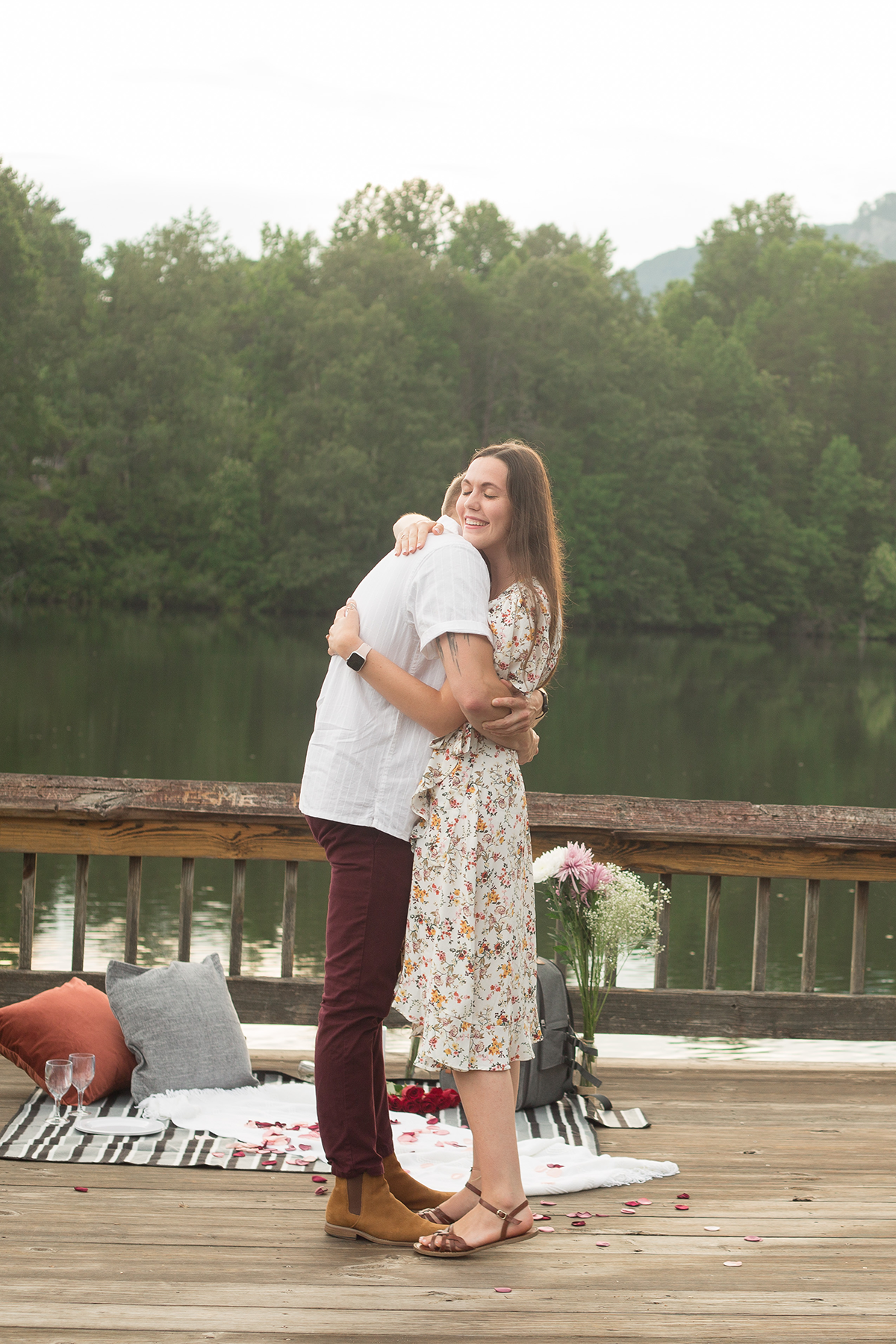 Proposal at Table Rock State Park | Christine Scott Photography