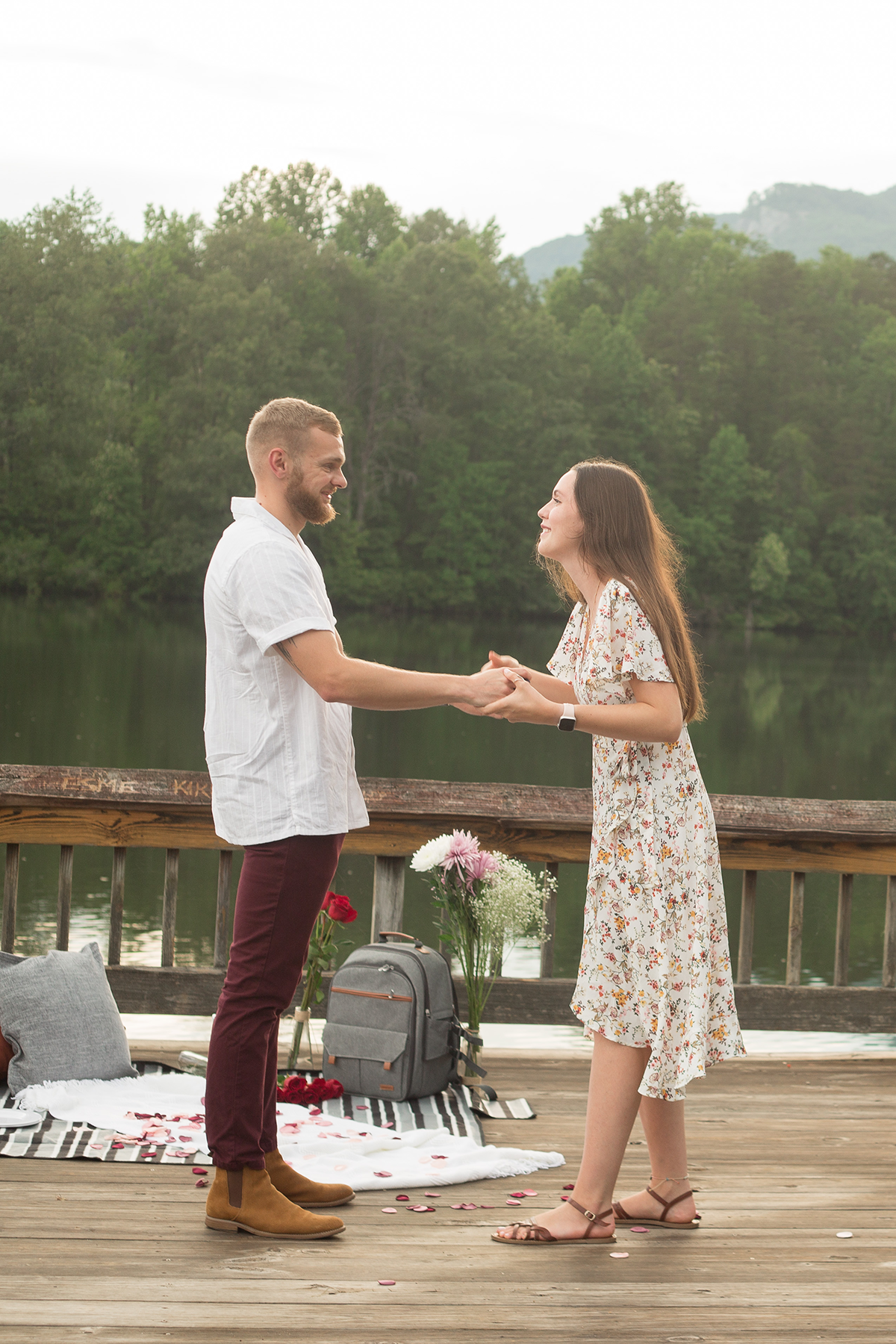 Proposal at Table Rock State Park | Christine Scott Photography