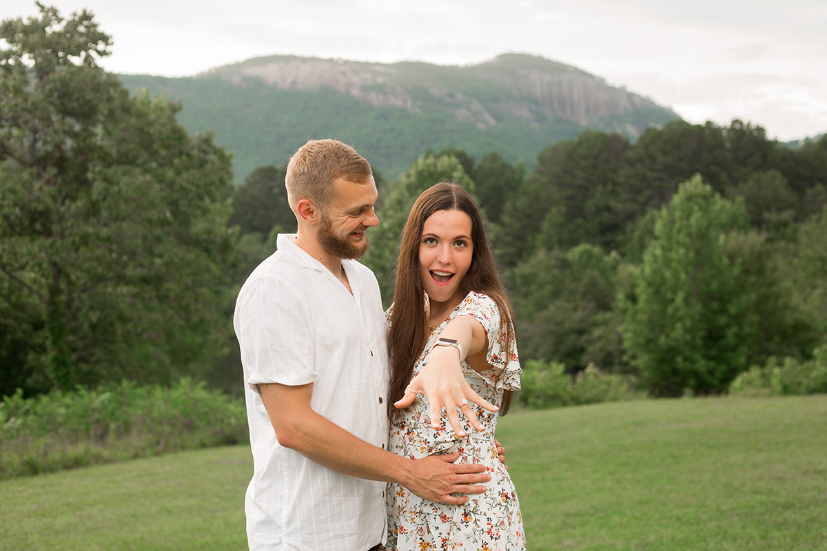 South Carolina mountain engagement photos | Christine Scott Photography