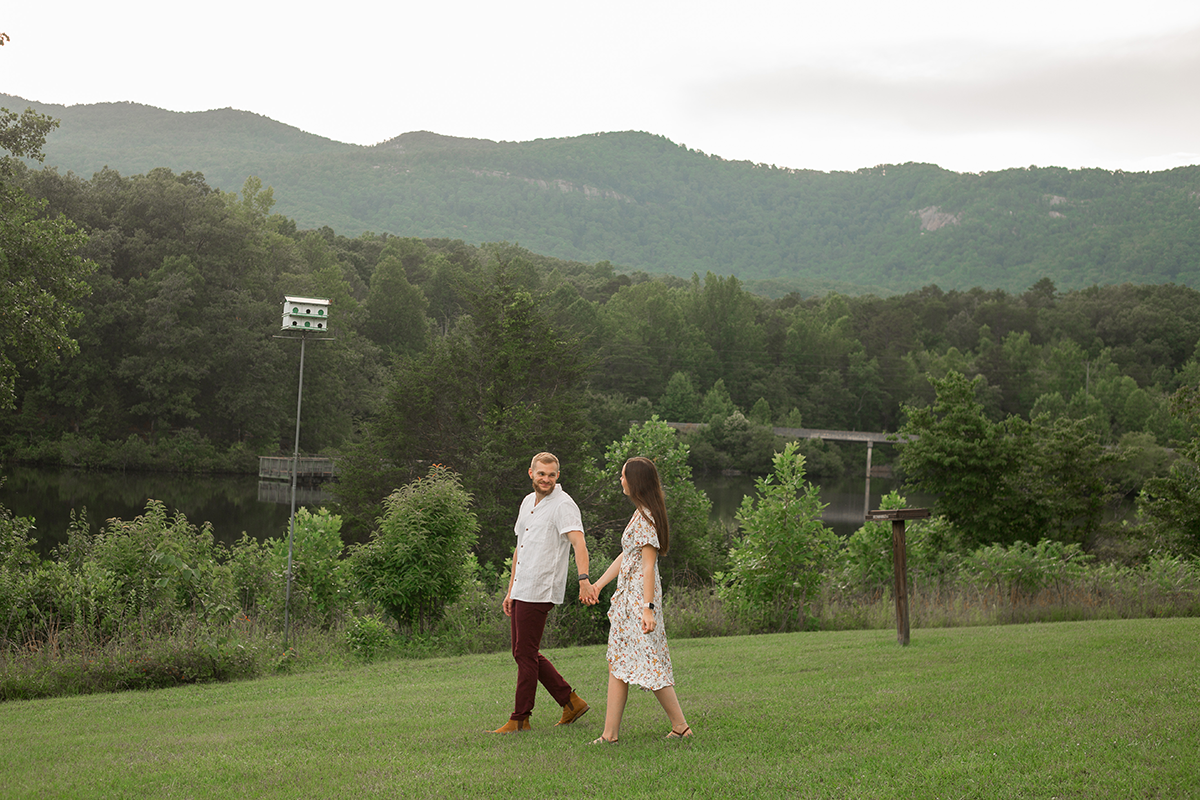 South Carolina mountain engagement | Christine Scott Photography