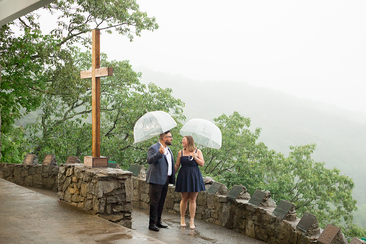 Engagement photos at Pretty Place Chapel | Christine Scott Photography