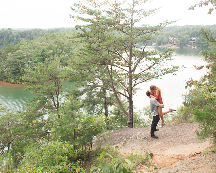 Lake Keowee Engagement Photos | Christine Scott Photography