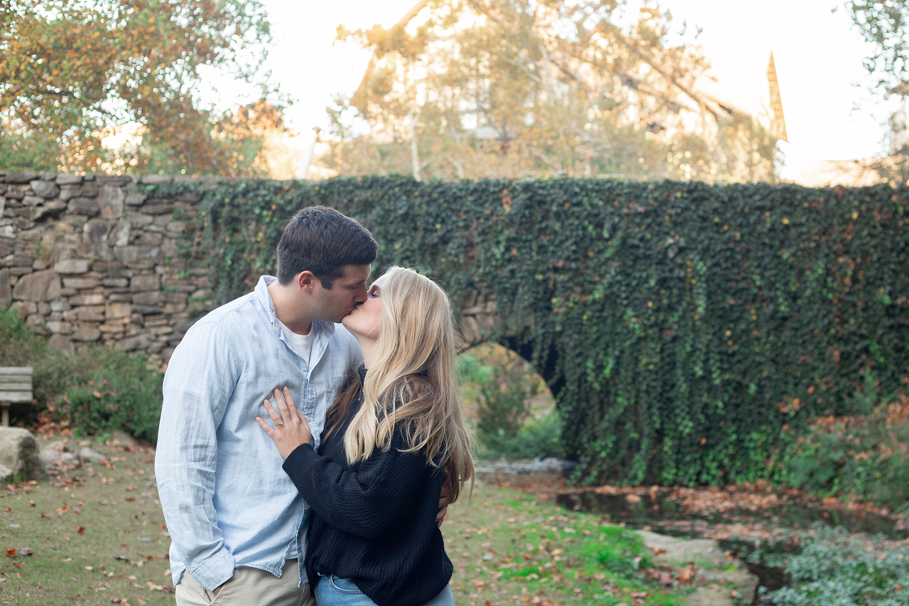 Engagement photos in downtown Greenville, SC | Christine Scott Photography