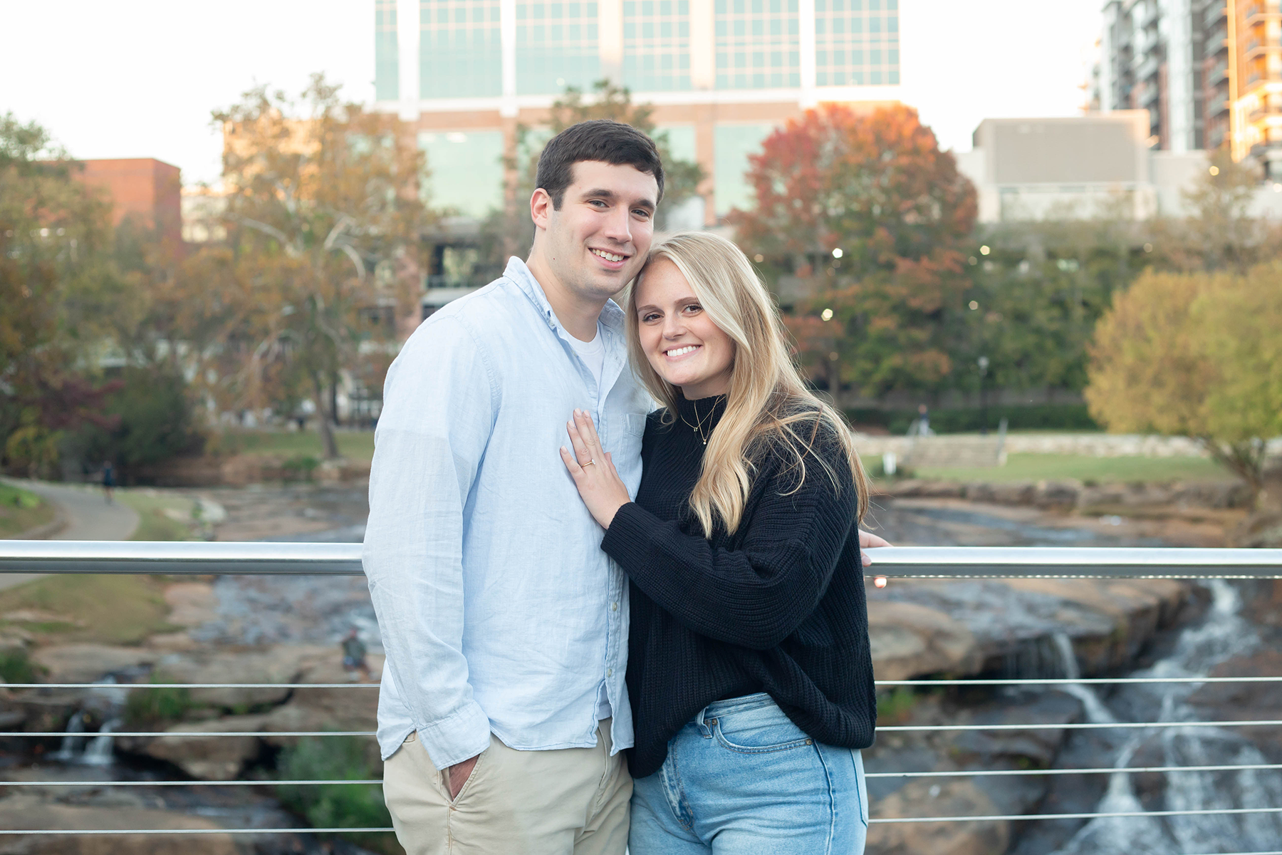 Engagement photos in Greenville, SC | Christine Scott Photography