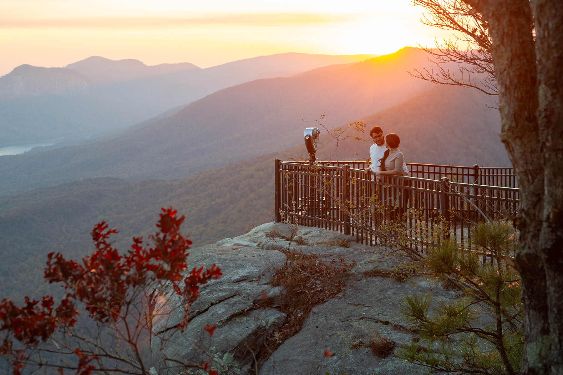 Caesars Head engagement photos | Christine Scott Photography