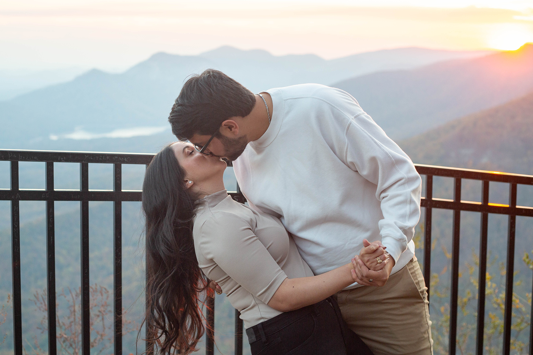 Caesars Head engagement photos | Christine Scott Photography