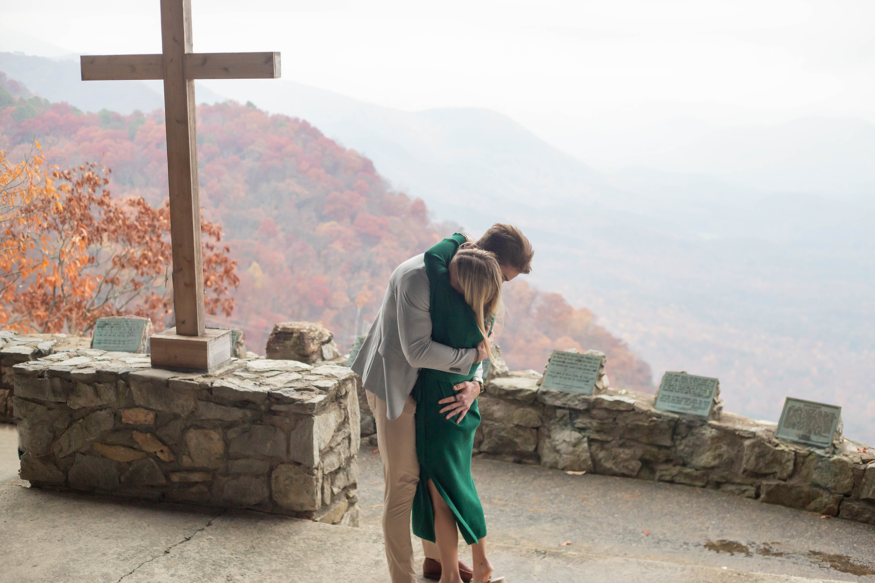 Engagement photos at Pretty Place Chapel | Christine Scott Photography