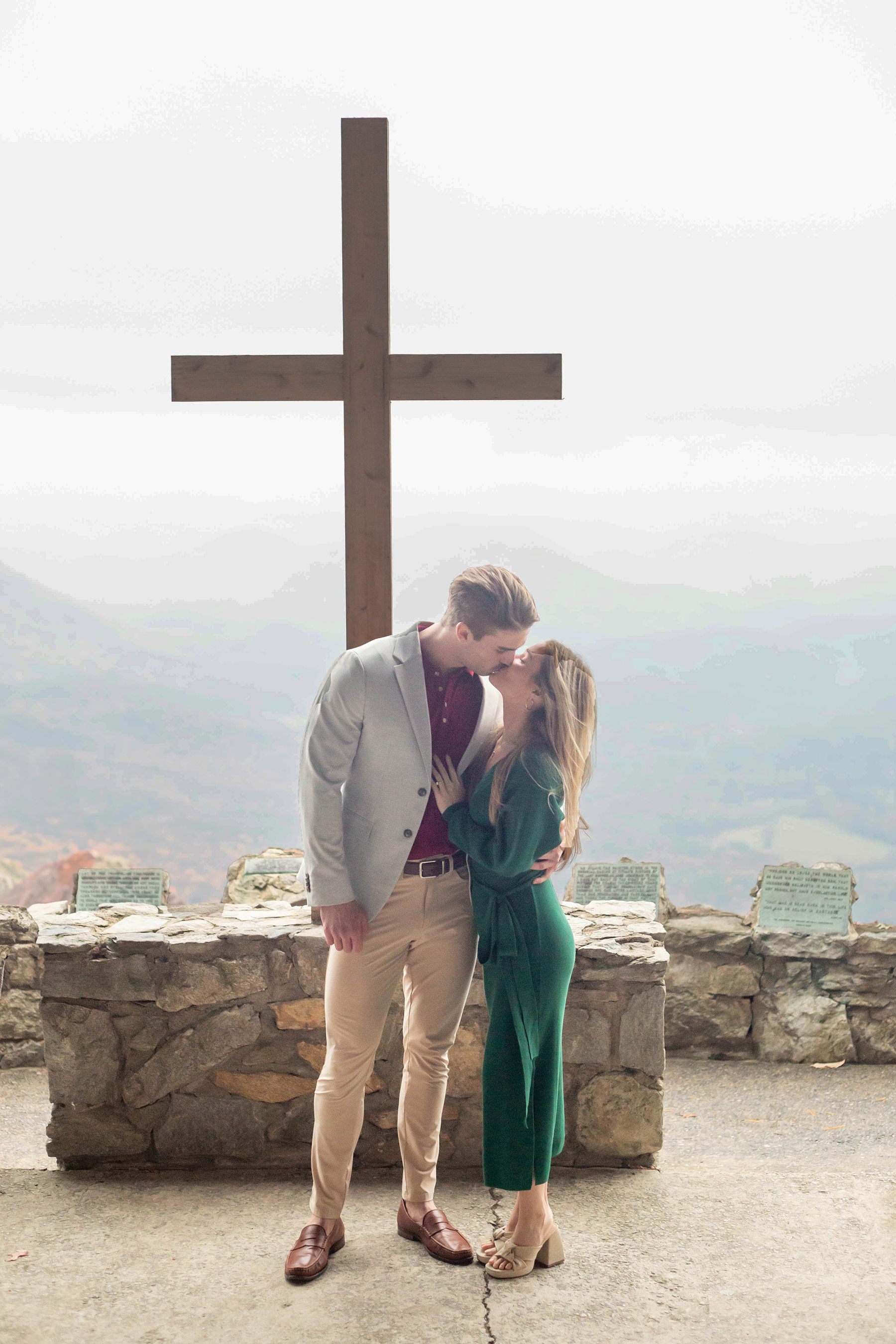 Engagement photos at Pretty Place Chapel | Christine Scott Photography